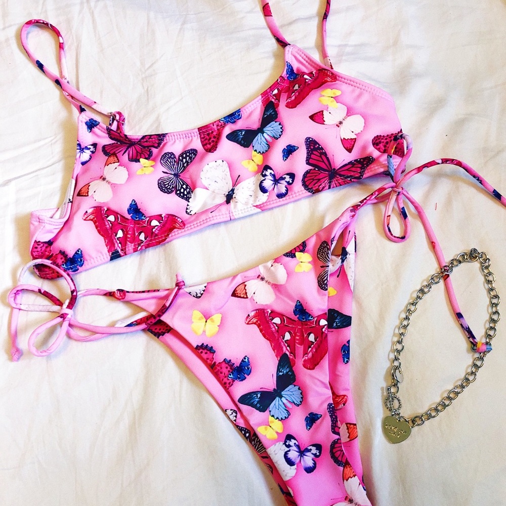 🦋new Butterfly Print Bikini